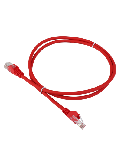 Патч-корд LANMASTER LSZH UTP кат.5e, 0.3 м, красный LANMASTER LAN-PC45/U5E-0.3-RD в Новомосковске Патчкорды (медные) Pintop.ru
