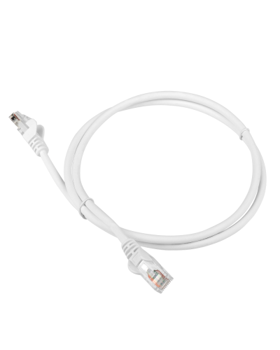 Патч-корд LANMASTER LSZH UTP кат.5e, 0.3 м, белый LANMASTER LAN-PC45/U5E-0.3-WH в Новомосковске Патчкорды (медные) Pintop.ru