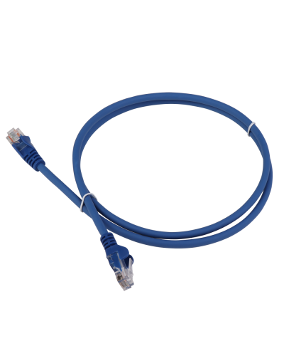 Патч-корд LANMASTER LSZH UTP кат.5e, 11 м, синий LANMASTER LAN-PC45/U5E-11-BL в Новомосковске Патчкорды (медные) Pintop.ru